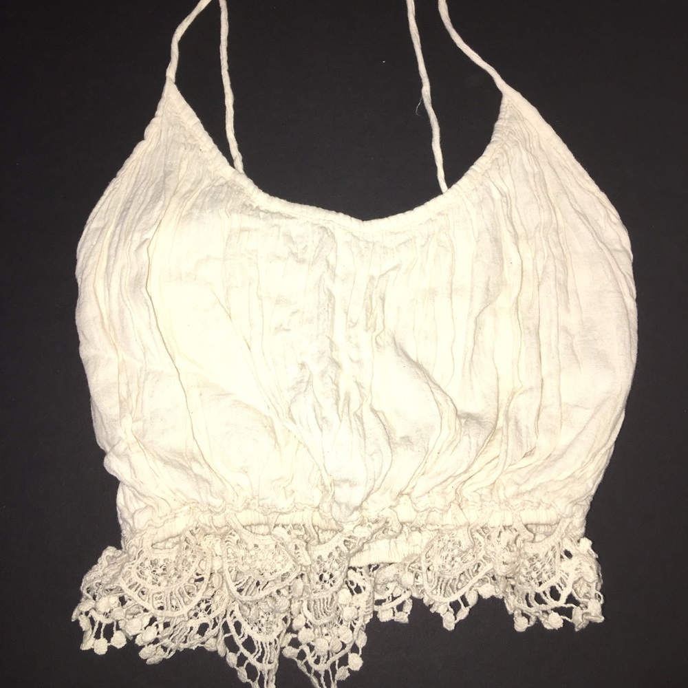 Lace crop top